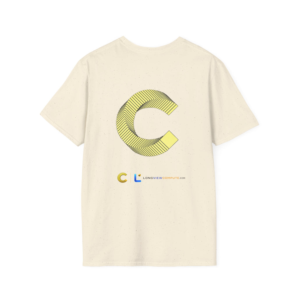 LongView Compute Minimalist Tee – Small 'L' Emblem