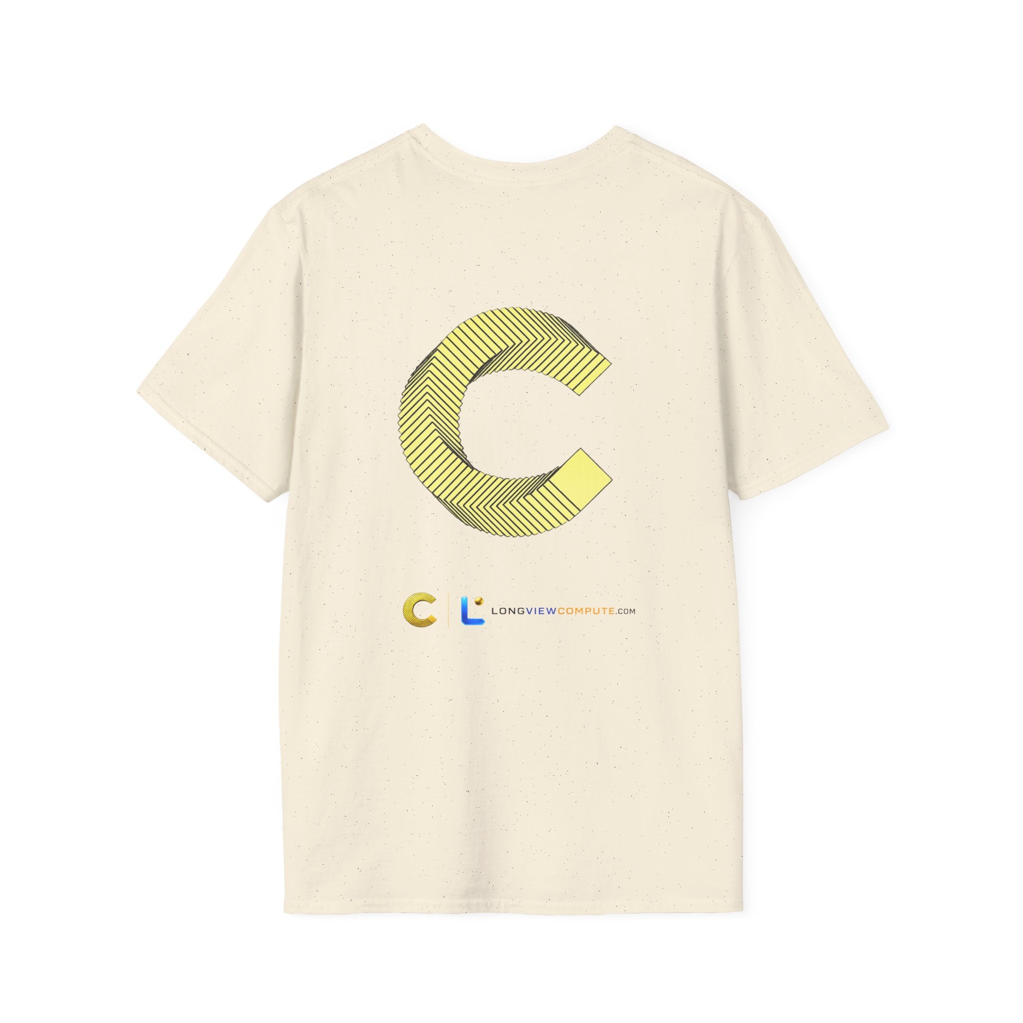 LongView Compute Minimalist Tee – Small 'L' Emblem