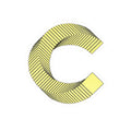 Canton Coin 'C' Sticker – Die-Cut Vinyl Laptop Decal
