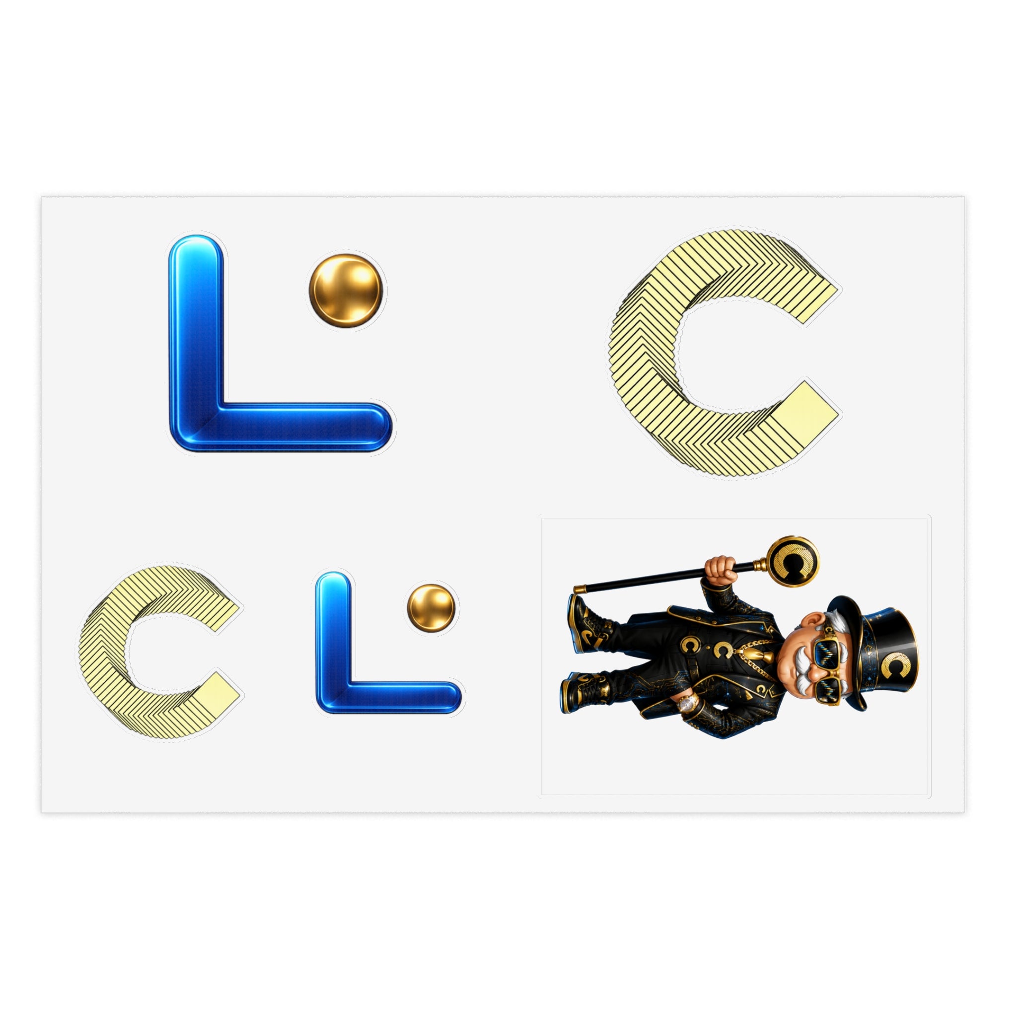 LongView Compute Sticker Pack – Canton Network Die-Cut Sticker Sheet