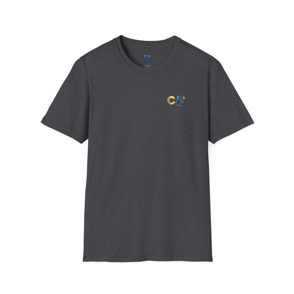 LongView Compute Gold & Blue Logo Tee – Small Chest Emblem