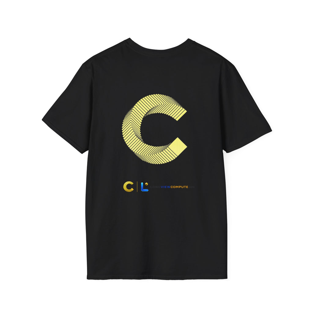LongView Compute Minimalist Tee – Small 'L' Emblem