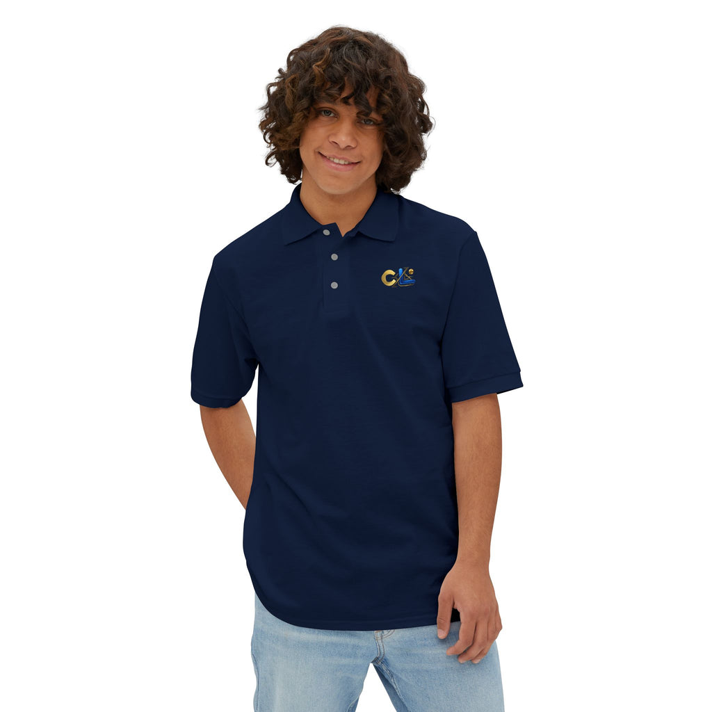 LongView Compute Piqué Polo – Embroidered C·L Golf Polo