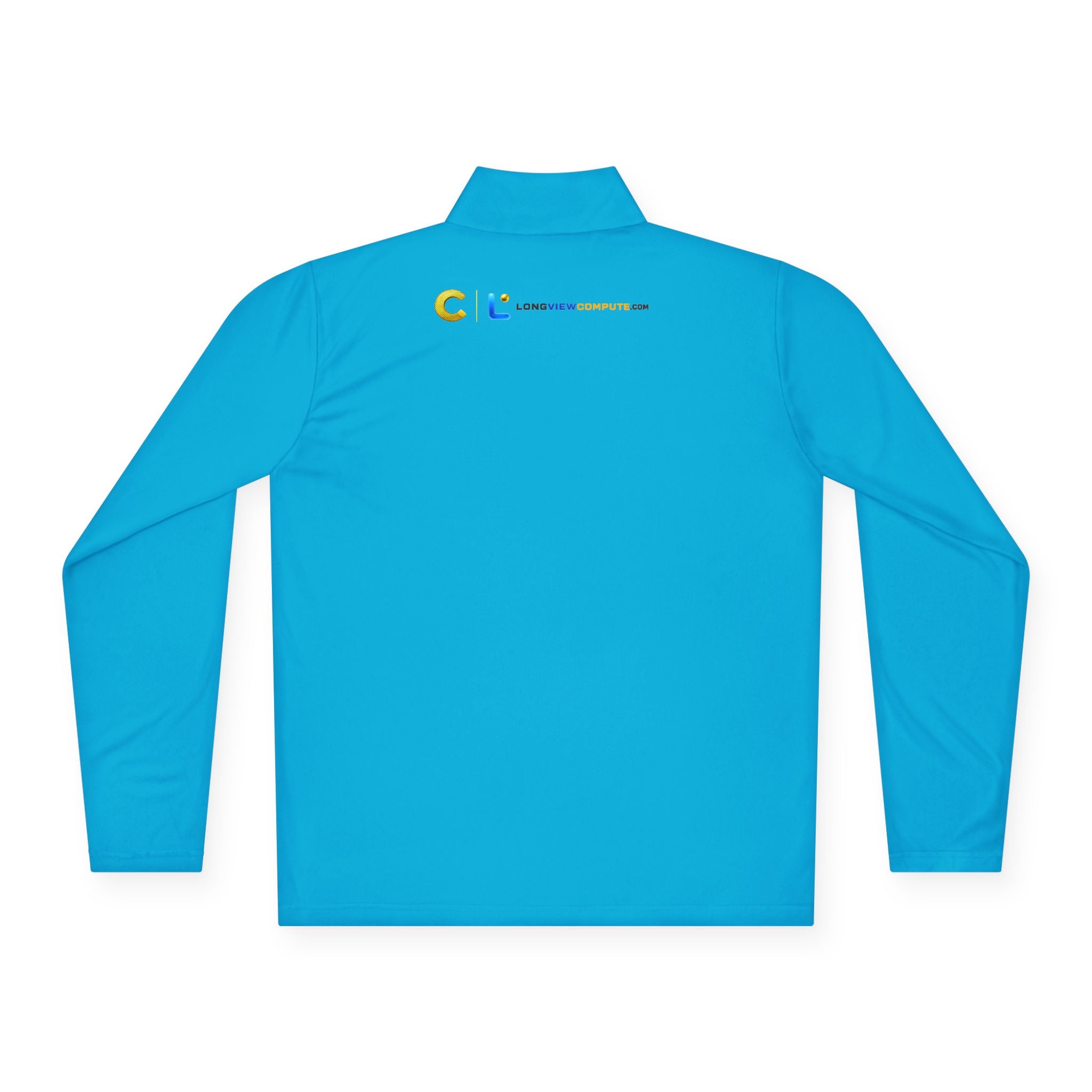 LongView Compute Quarter-Zip Pullover – Minimal Logo Athletic Top